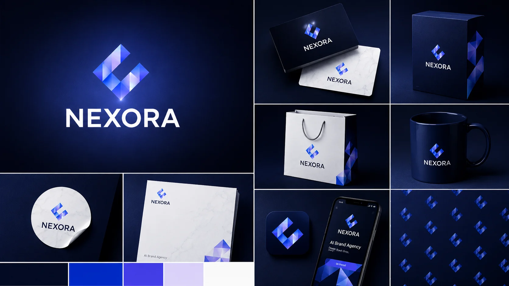 How to build a complete brand with AI in 2026: logo, website, colors and social media